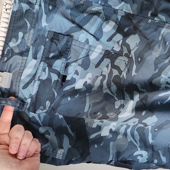 AFTCO Blue Camo Tactical Fishing Shorts Size  42 - Picture 9 of 11